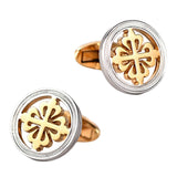 Maxbell 2xLuxury Dress Shirt Cuff Links Unisex Cufflinks for Wedding Banquet Groomsmen