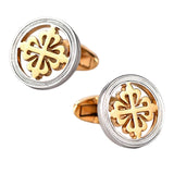 Maxbell 4xLuxury Dress Shirt Cuff Links Unisex Cufflinks for Wedding Banquet Groomsmen