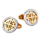 Maxbell 3xLuxury Dress Shirt Cuff Links Unisex Cufflinks for Wedding Banquet Groomsmen