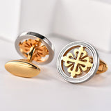 Maxbell 5xLuxury Dress Shirt Cuff Links Unisex Cufflinks for Wedding Banquet Groomsmen