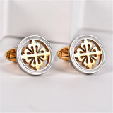 Maxbell 5xLuxury Dress Shirt Cuff Links Unisex Cufflinks for Wedding Banquet Groomsmen