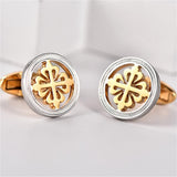 Maxbell 3xLuxury Dress Shirt Cuff Links Unisex Cufflinks for Wedding Banquet Groomsmen
