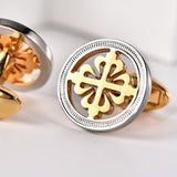 Maxbell 3xLuxury Dress Shirt Cuff Links Unisex Cufflinks for Wedding Banquet Groomsmen