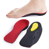 Maxbell Maxbell Comfortable 3/4 Orthotics Shoe Insoles Flat Feet for Running Walking Red S