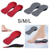 Maxbell Maxbell Comfortable 3/4 Orthotics Shoe Insoles Flat Feet for Running Walking Red S