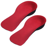 Maxbell Maxbell Comfortable 3/4 Orthotics Shoe Insoles Flat Feet for Running Walking Red S