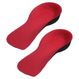 Maxbell Maxbell Comfortable 3/4 Orthotics Shoe Insoles Flat Feet for Running Walking Red S