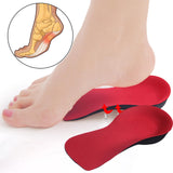 Maxbell Maxbell Comfortable 3/4 Orthotics Shoe Insoles Flat Feet for Running Walking Red S