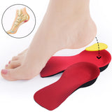 Maxbell Maxbell Comfortable 3/4 Orthotics Shoe Insoles Flat Feet for Running Walking Red M