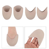 Maxbell 5x2Pieces Ballet Toe Pouches Cushion Toe Caps Soft Toe Covers Toe Protectors Long