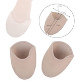 Maxbell 6x2Pieces Ballet Toe Pouches Cushion Toe Caps Soft Toe Covers Toe Protectors Long