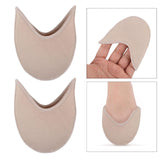 Maxbell 3x2Pieces Ballet Toe Pouches Cushion Toe Caps Soft Toe Covers Toe Protectors Short