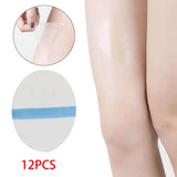 Maxbell 5xThigh Tapes Wear Resistant Transparent Anti Chafe for Outdoor Sports Fitness 12PCS