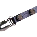 Maxbell 4xPunk Leg Rings Garters Leather Rivets Thigh Party Harness Garter Belts Black