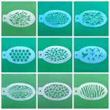 Maxbell 5x42 Pieces Face Paint Stencils Easy Use for Kids Makeup Easy Clean Reusable