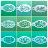 Maxbell 3x42 Pieces Face Paint Stencils Easy Use for Kids Makeup Easy Clean Reusable