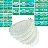 Maxbell 6x42 Pieces Face Paint Stencils Easy Use for Kids Makeup Easy Clean Reusable