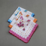 Maxbell 5x18 Pieces Women Soft Cotton Handkerchiefs Wedding Party Hankie Kerchiefs