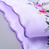 Maxbell 2x18 Pieces Women Soft Cotton Handkerchiefs Wedding Party Hankie Kerchiefs