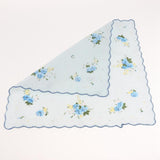 Maxbell 4x18 Pieces Women Soft Cotton Handkerchiefs Wedding Party Hankie Kerchiefs
