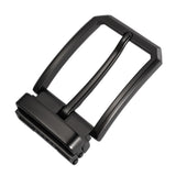 Maxbell 4xBelt Buckle Rectangular Metal 35 mm Classic Heavy Duty Pin Buckle Black