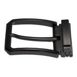 Maxbell 2xBelt Buckle Rectangular Metal 35 mm Classic Heavy Duty Pin Buckle Black