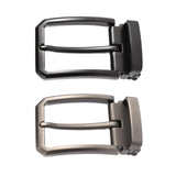 Maxbell 3xBelt Buckle Rectangular Metal 35 mm Classic Heavy Duty Pin Buckle Black