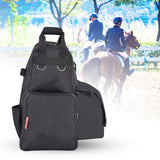Maxbell 2xEquestrian Backpack Horse Riding Outfit Helmet Boots Gloves Whip Storage Bag