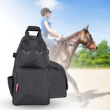 Maxbell 2xEquestrian Backpack Horse Riding Outfit Helmet Boots Gloves Whip Storage Bag
