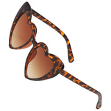 Maxbell 5xFashion Sunglasses Sun Glasses UV Protection Eyeglasses for Beach Travel Leopard Brown