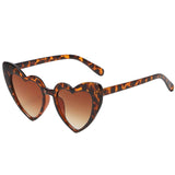 Maxbell 4xFashion Sunglasses Sun Glasses UV Protection Eyeglasses for Beach Travel Leopard Brown