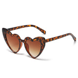 Maxbell 4xFashion Sunglasses Sun Glasses UV Protection Eyeglasses for Beach Travel Leopard Brown
