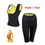 Maxbell 2xSauna suits Body Shaper Neoprene Corset Vest for Fat Burner Exercise Gym