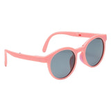 Maxbell Polarized Kids Sunglasses Foldable for Girls and Boys Children Aged 4~12 Pink