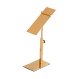 Maxbell 4xShoe Rack Adjustable Height Shoe Display Stand Shoe Riser Shoe Holder Shelf Rose Gold