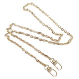 Maxbell 4xMetal Chain Strap Handle Replacement for Purse Shoulder Handbag 110cm