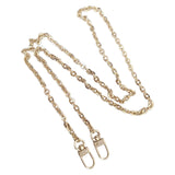 Maxbell 2xMetal Chain Strap Handle Replacement for Purse Shoulder Handbag 120cm