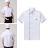 Maxbell 3xChef Coat Catering Workwear Barista Adult Sweat Absorbing Cook Uniform