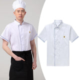 Maxbell 4xChef Coat Catering Workwear Barista Adult Sweat Absorbing Cook Uniform