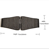 Maxbell 2xFashion Women Corset Belt Leather Studded Waist Belt Female Dress Waistband