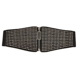 Maxbell 2xFashion Women Corset Belt Leather Studded Waist Belt Female Dress Waistband