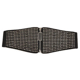 Maxbell 2xFashion Women Corset Belt Leather Studded Waist Belt Female Dress Waistband