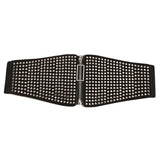 Maxbell 2xFashion Women Corset Belt Leather Studded Waist Belt Female Dress Waistband