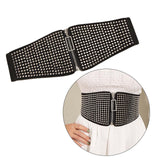 Maxbell 2xFashion Women Corset Belt Leather Studded Waist Belt Female Dress Waistband