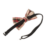 Maxbell Toddler Kids Suspenders and Bow Tie Set 4 Clips Y Back Elastic Brace Beige