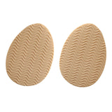 Maxbell 5xNon Slip Shoe Pads Self Adhesive Rubber for High Heels Round Head Khaki