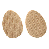 Maxbell 4xNon Slip Shoe Pads Self Adhesive Rubber for High Heels Round Head Khaki