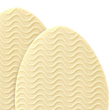 Maxbell 3xNon Slip Shoe Pads Self Adhesive Rubber for High Heels Round Head Apricot