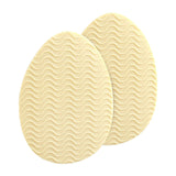 Maxbell 2xNon Slip Shoe Pads Self Adhesive Rubber for High Heels Round Head Apricot