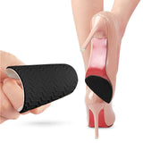 Maxbell 2xNon Slip Shoe Pads Self Adhesive Rubber for High Heels Round Head Apricot